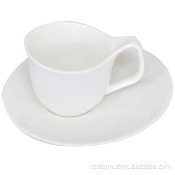 Porcelain Cup and Saucer Set for Coffee